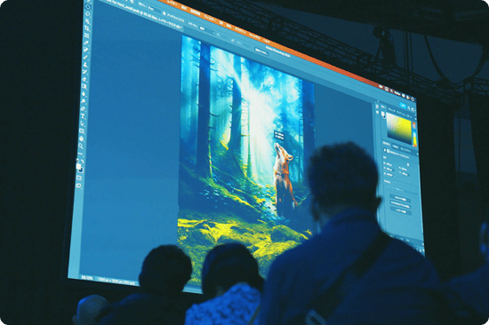 adobe max japan 2023 Keynote会場の様子