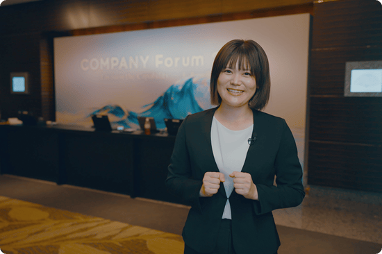 COMPANY Forum2024会場受付の様子